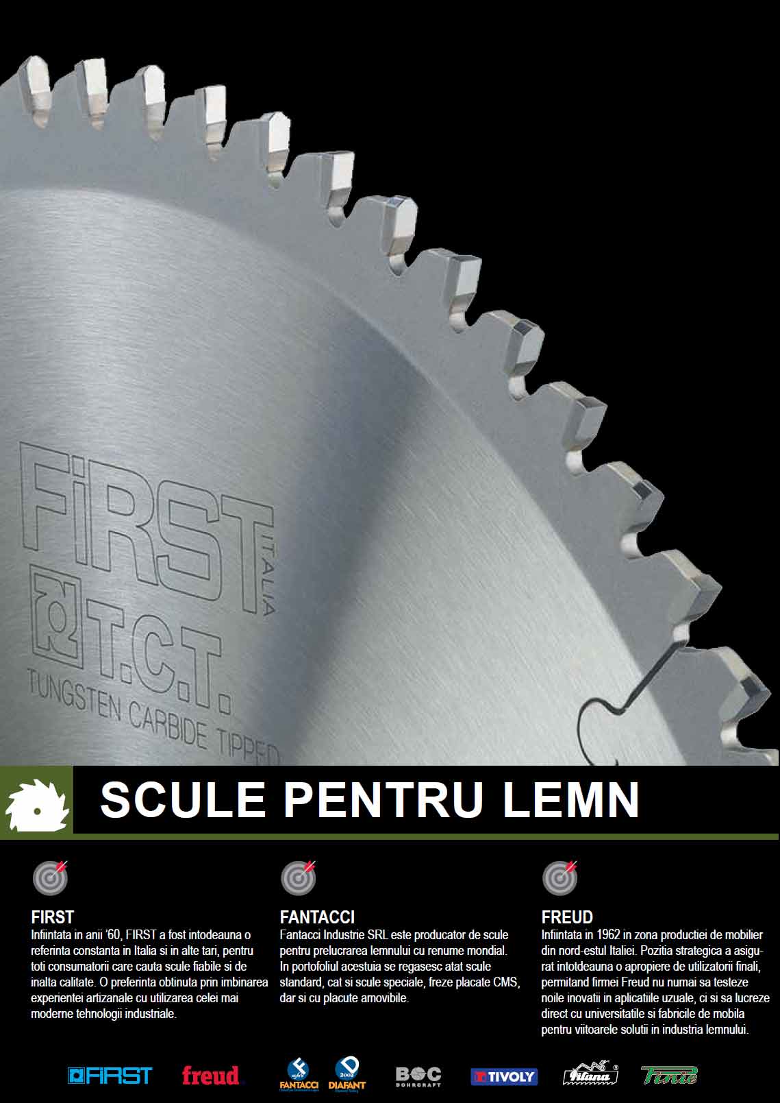 Catalog NOU - Scule pentru lemn