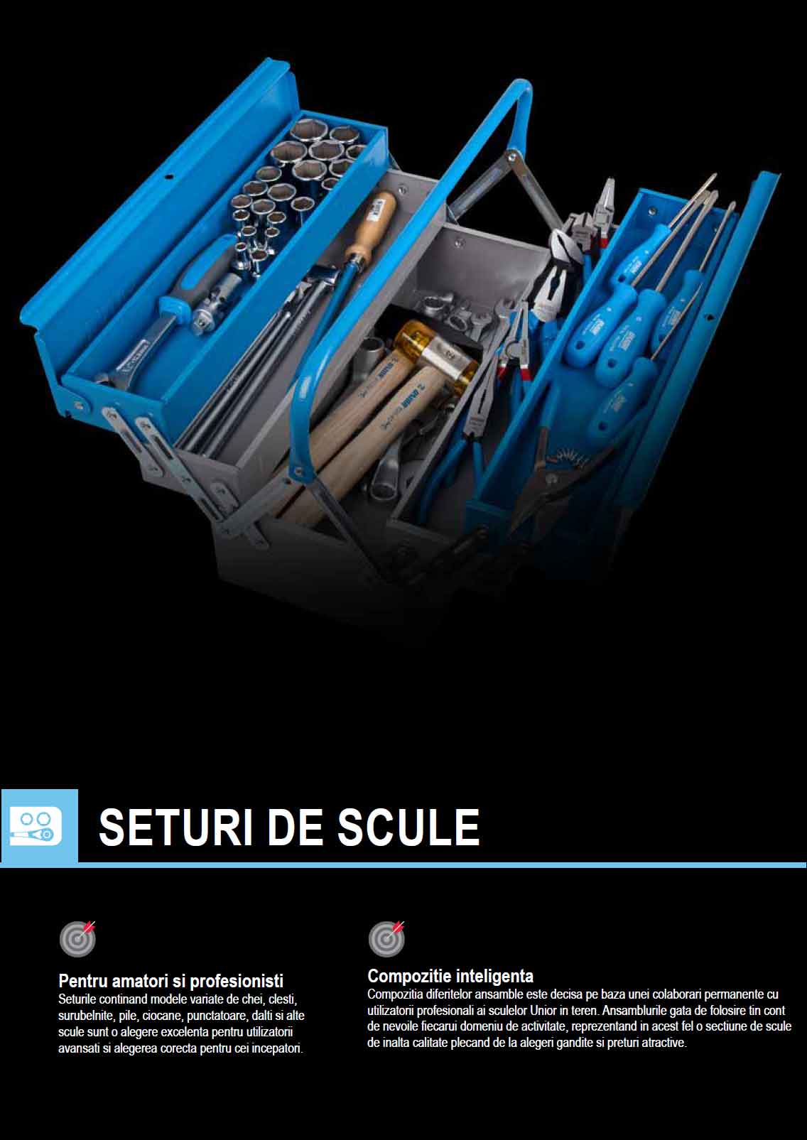 Catalog NOU - Seturi de scule 	