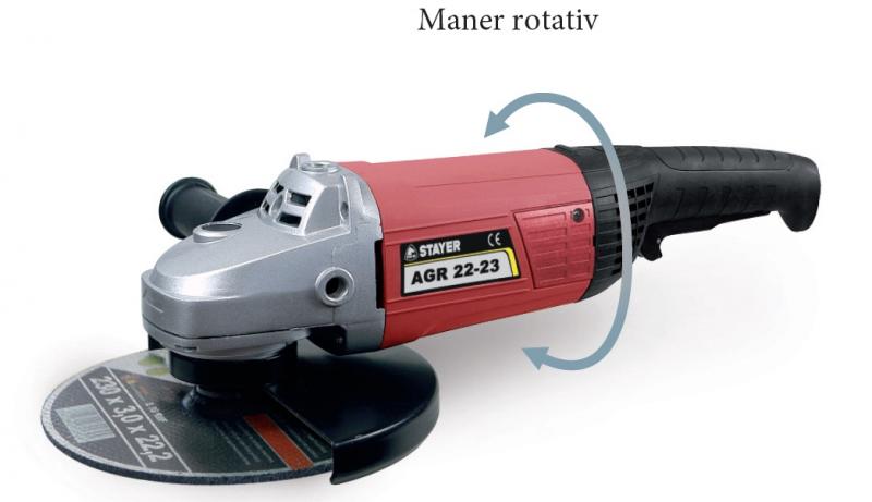 Polizor unghiular 2200W AGR 22-23B STAYER