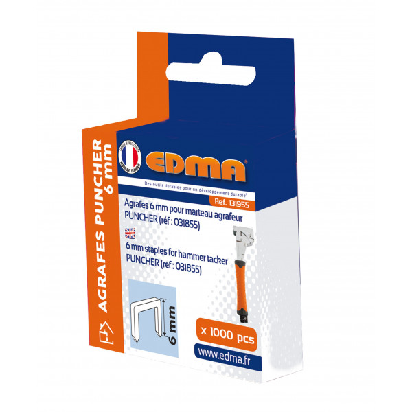Capse galvanizate, dim 6 EDMA