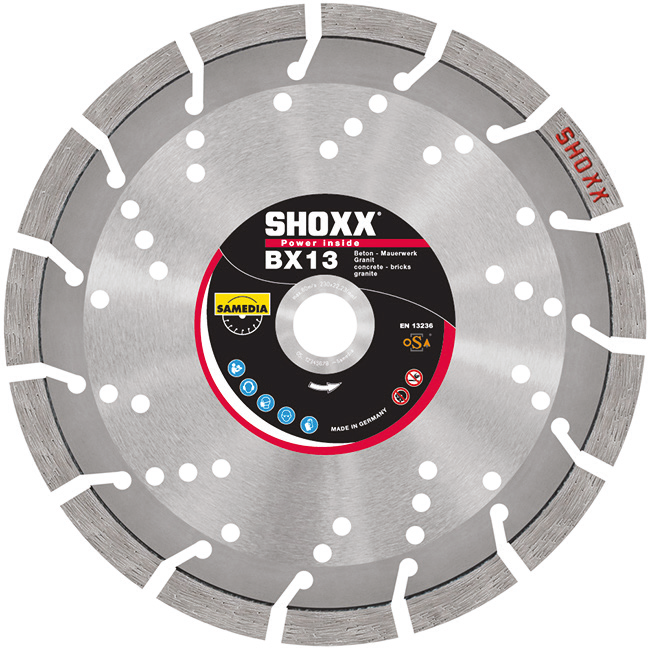Discuri diamantate premium SHOXX BX13 350x20 SAMEDIA