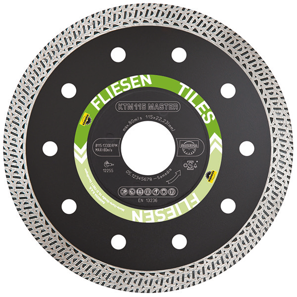 Discuri diamantate premium MASTER KTM 125x22,23 SAMEDIA