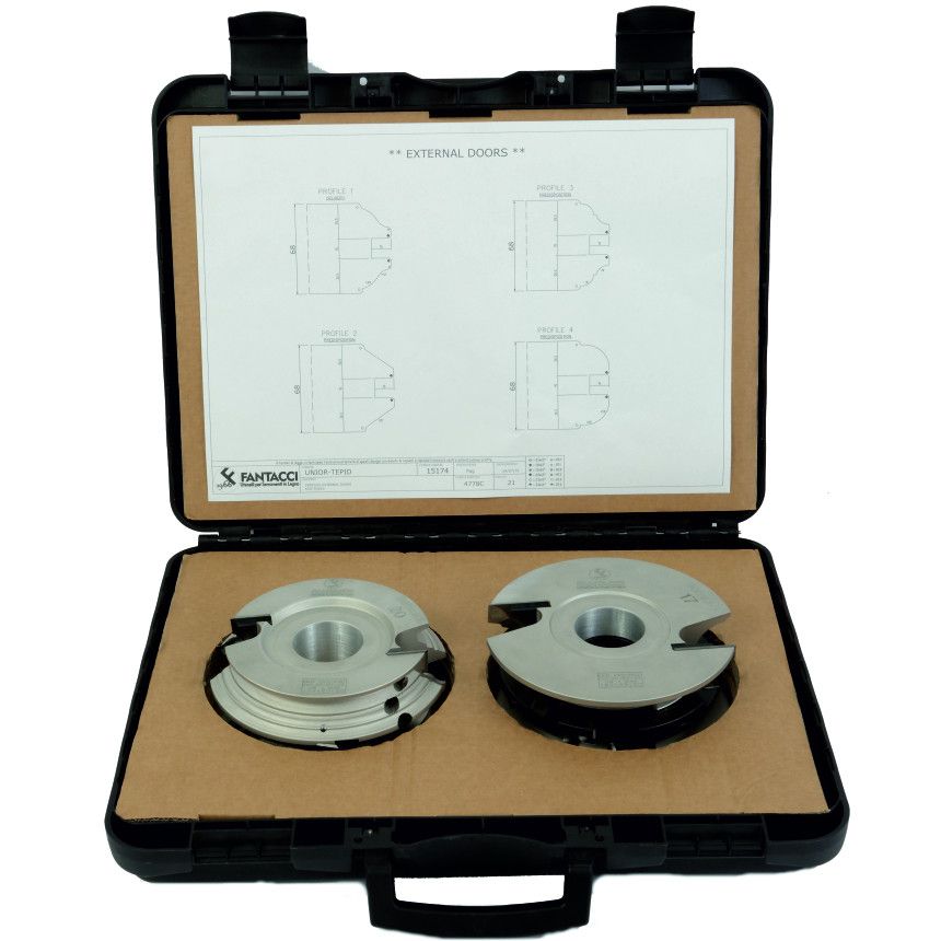 Set profil contraprofil pentru usi exterior, DIM 150