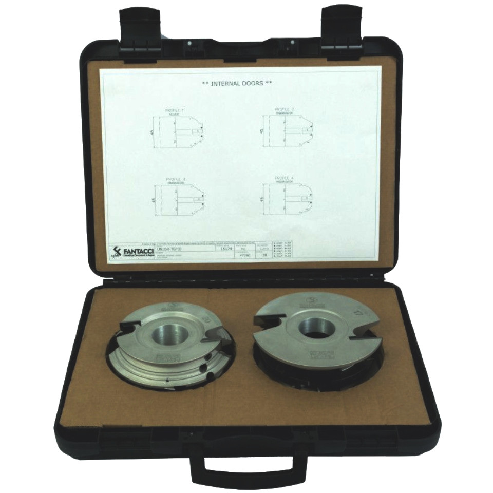 Set profil contraprofil pentru usi interior, DIM 144, B 45, Z 2, d 30